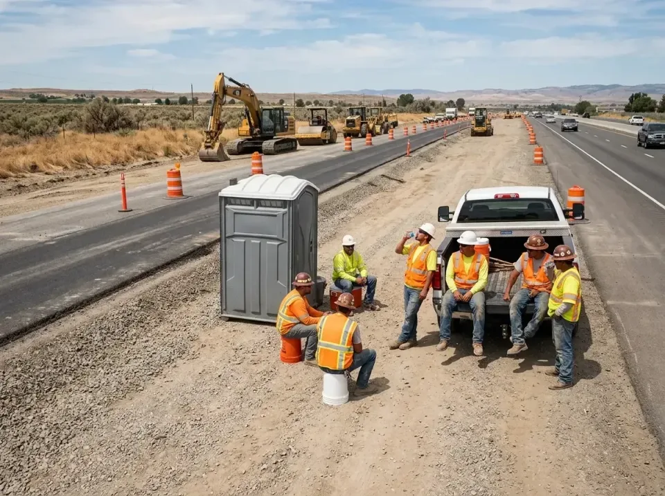 highway-road-construction-crew-007 — frequently asked questions, Porta Potty and Restroom Rentals in Deep River Center, CT